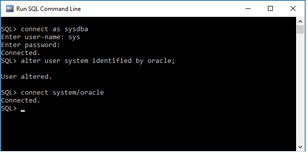 Resetting SYSTEM Account Password In Oracle Database