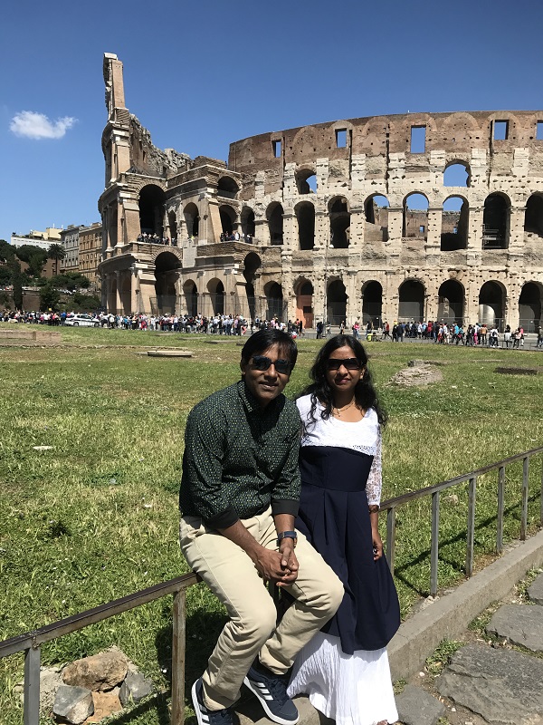 At Colosseum, Rome