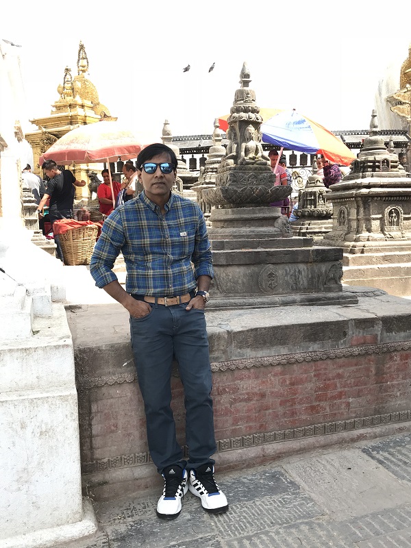 At Boudhanath stupa